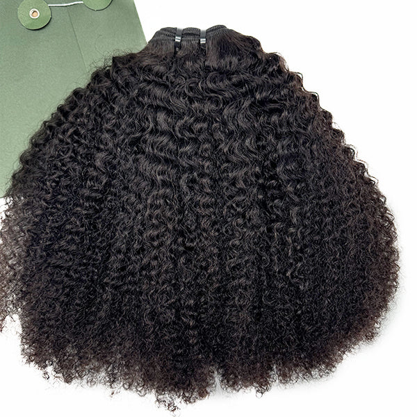 4b4c Afro Kinky Curly Sew in Weft hair extensions