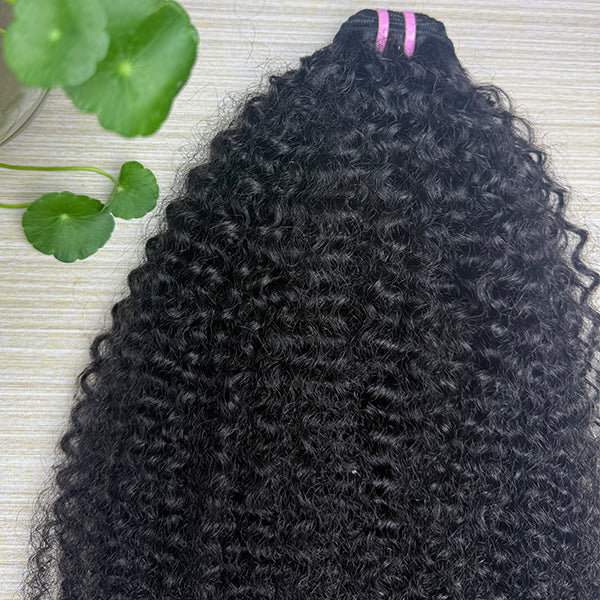 WKC-Afro Kinky Curly Sew in Weft hair extensions