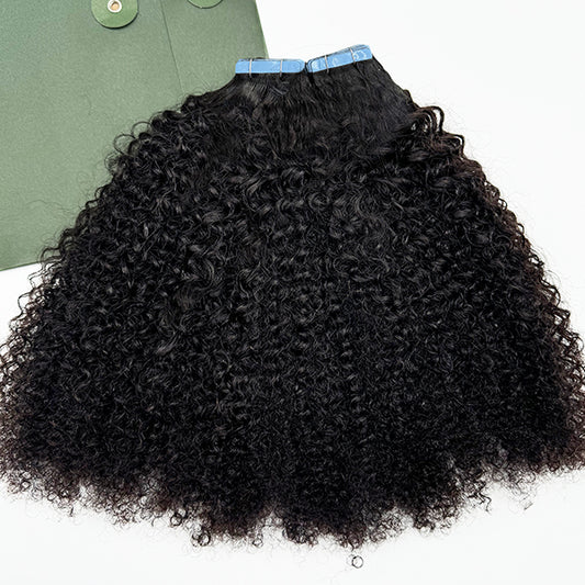 Afro 4a4c Curly Tape in Hair Extensions