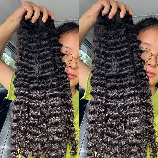 Raw Hair Burmese Curly Double Drawn Human hair extensions