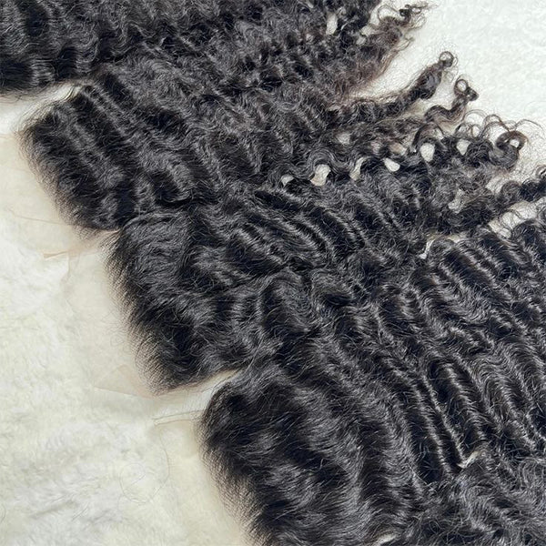 HD Lace Closure&Frontal Indian Curly Cambodian Human Hair
