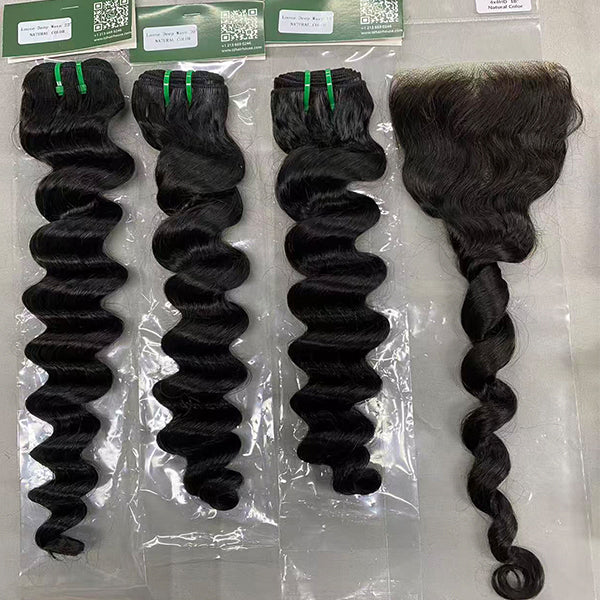 Loose Deep Wave HD Lace Closure&Frontal