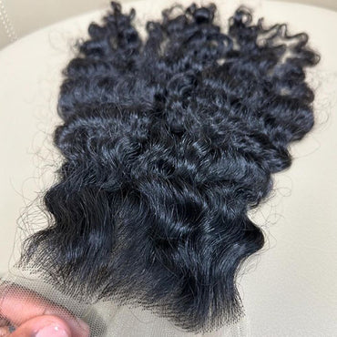 HD Lace Closure&Frontal Indian Curly Virgin Human Hair