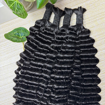 Deep Curly Bulk Hair Extensions