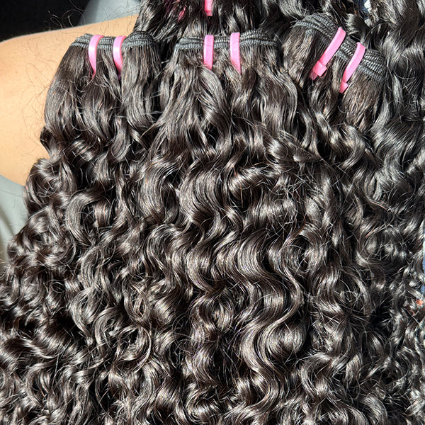 WLC-Loose Curly Double Drawn Cambodian Virgin Human Hair extensions