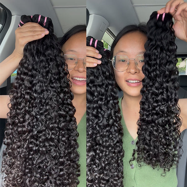 WLC-Loose Curly Double Drawn Cambodian Virgin Human Hair extensions