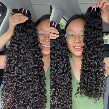 WLC-Loose Curly Double Drawn Virgin Human Hair extensions