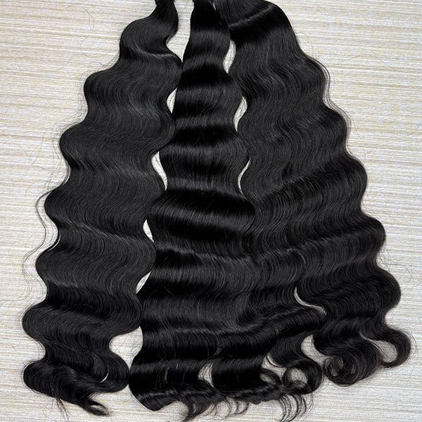 Cambodian wavy Crochet Braids Human hair extensions