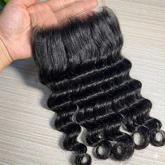 Loose Deep Wave HD Lace Closure&Frontal