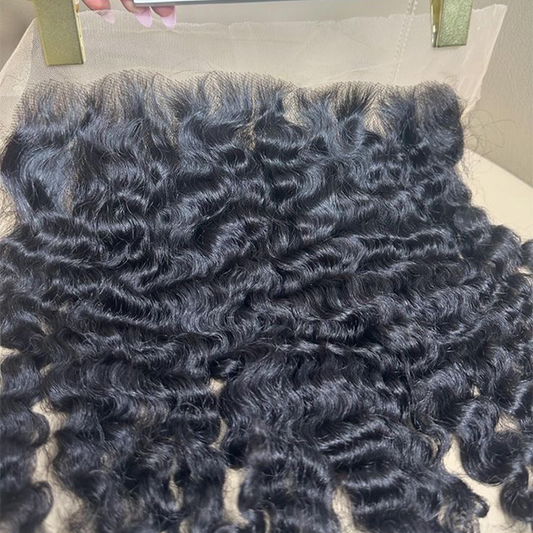 HD Lace Closure&Frontal Indian Curly Cambodian Human Hair