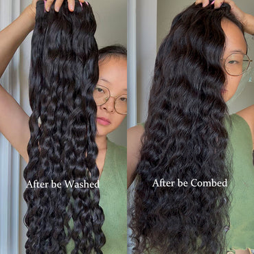 Loose Deep Wave Double Drawn Cambodian Virgin Human hair extensions