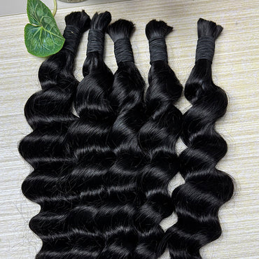 loose wave Bulk Hair Extensions