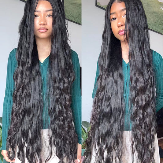 Natural Wave Half Wig