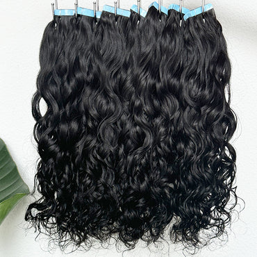 Natural Wavy Tape in Hair Extensions
