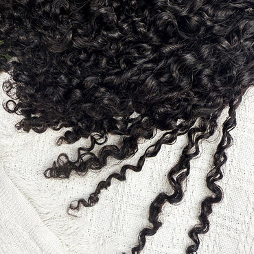 Pixie Curly Virgin Human Sew in Weft hair extensions
