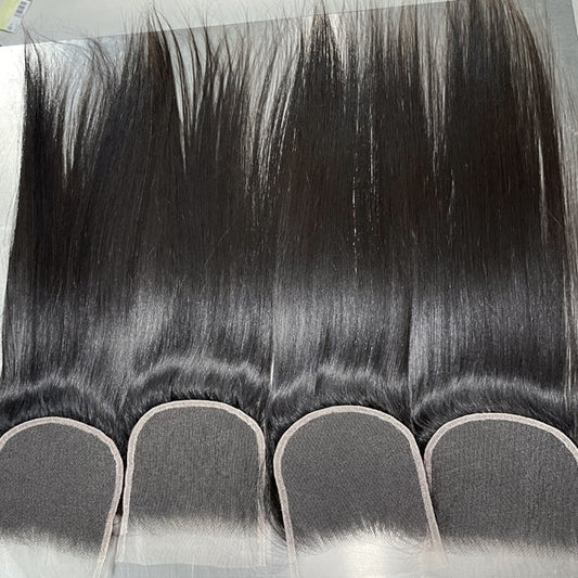 HD Lace Closure&Frontal Bone Straight Raw Human Hair