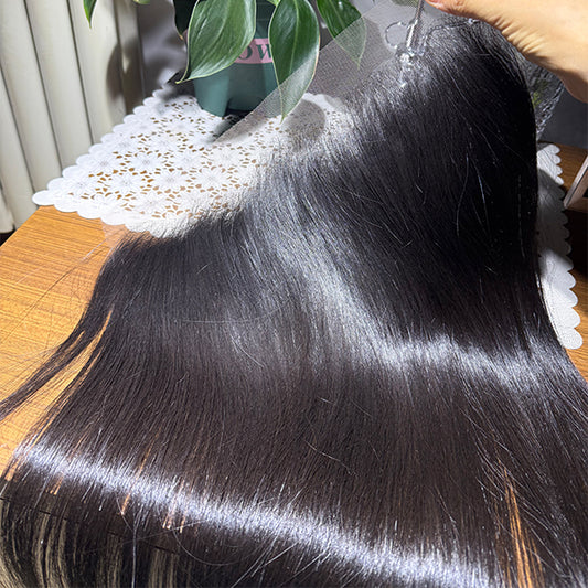 HD Lace Closure&Frontal Bone Straight Raw Human Hair