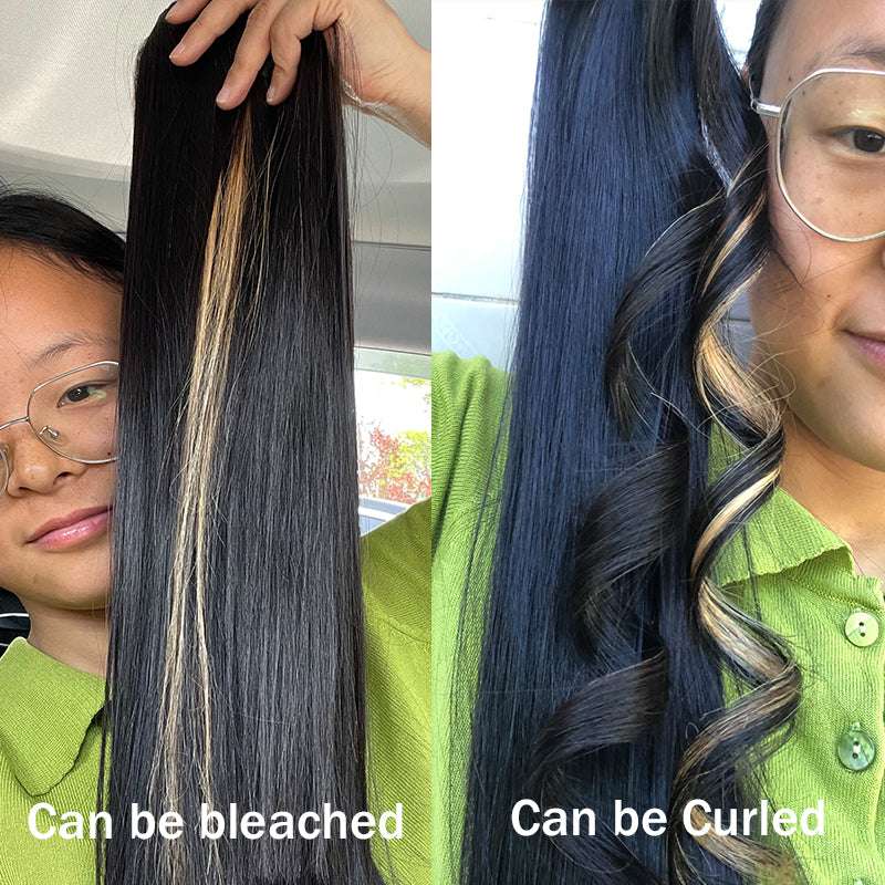 Bone Straight Sew in Weft Raw Cambodian Human Hair Extensions