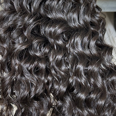Water Wavy Curly Tape in Hair Extensions