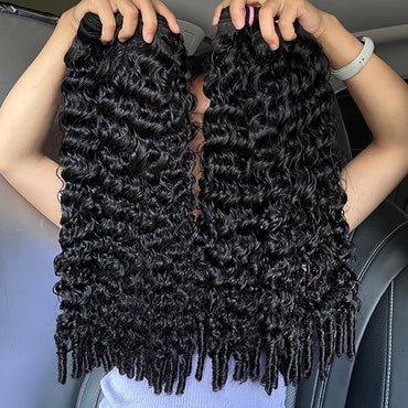 Eurasian Curly Sew in Weft hair extensions