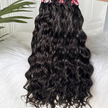 Natural Wave Crochet Braids Human hair extensions