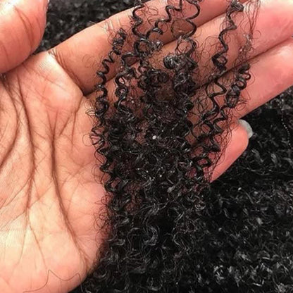 4b4c Afro Kinky Curly Sew in Weft hair extensions