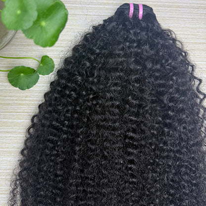WKC-Afro Kinky Curly Sew in Weft hair extensions
