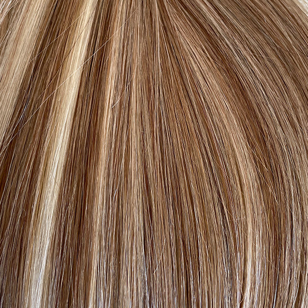Ash Blonde Highlight Balayage Raw Human Hair Weft Extensions