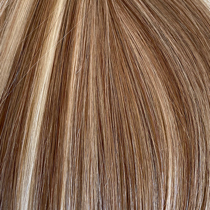 Ash Blonde Highlight Balayage Raw Human Hair Weft Extensions