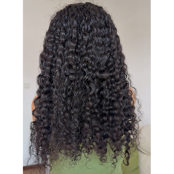 Indian Curly Single Drawn Virgin Hair Weft extensions