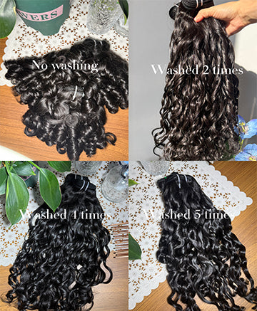 Cambodian Curly Weft Extensions