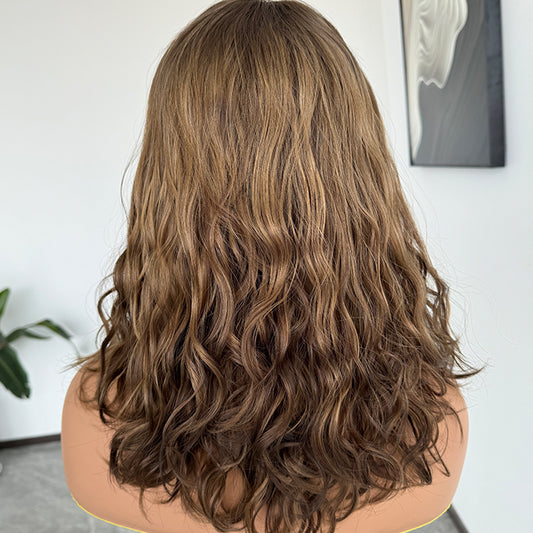 Honey Brown Raw Human Hair 11x6 HD Glueless Wig