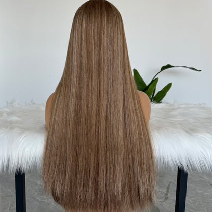 Muse Ash Blonde Raw Human Hair 11x6 HD Glueless Wig