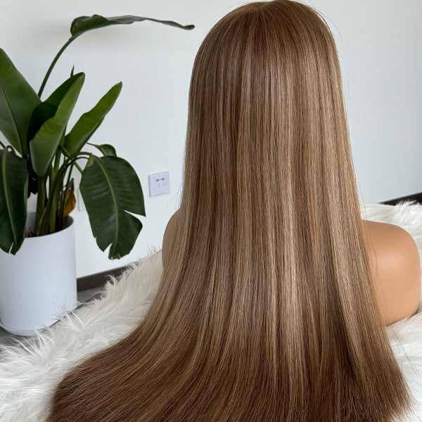 Muse Ash Blonde Raw Human Hair 11x6 HD Glueless Wig