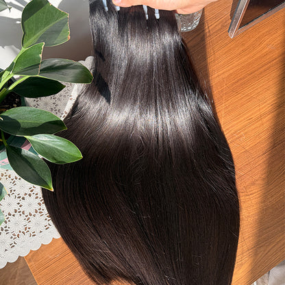 Straight Sew in Weft Raw Human Hair Extensions