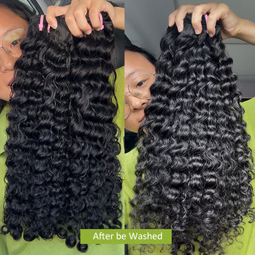 Burmese Curly Sew in Weft hair extensions