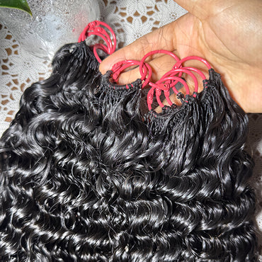Burmese Curly Crochet Braids Human hair extensions