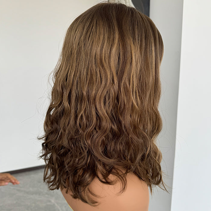 Demeter Honey Brown Raw Human Hair 11x6 HD Glueless Wig