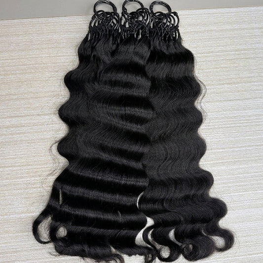 Cambodian wavy Crochet Braids Human hair extensions