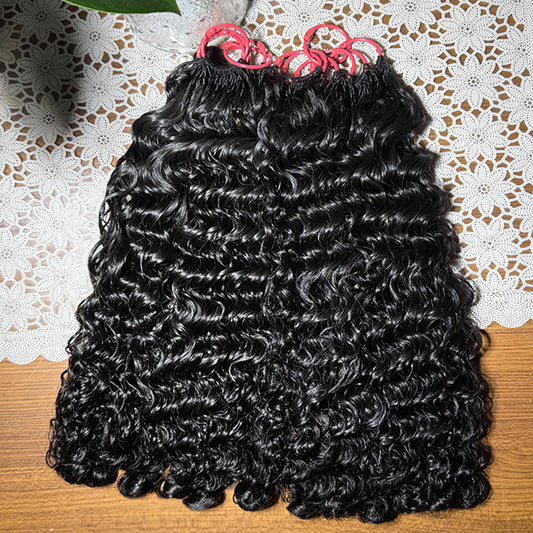 Burmese Curly Crochet Braids Human hair extensions