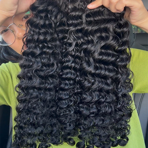 Burmese Curly Sew in Weft hair extensions