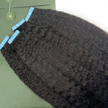 Kinky Straight Tape in Hair Extensions
