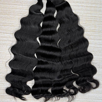Cambodian wavy Crochet Braids Human hair extensions