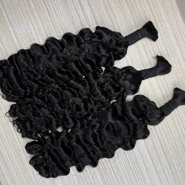 Indian Curly Bulk Hair Extensions