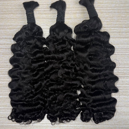 Indian Curly Bulk Hair Extensions