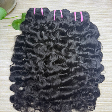 Indian Curly Sew in Weft hair extensions