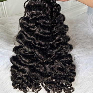 Indian Curly Crochet Braids Human hair extensions