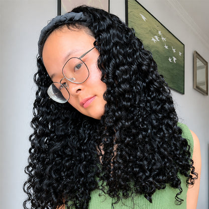 Indian Curly Half Wig