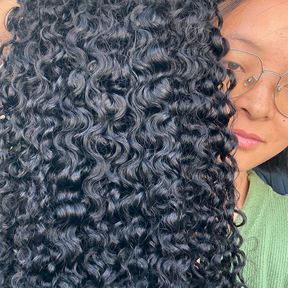 WLC-Loose Curly Double Drawn Cambodian Virgin Human Hair extensions