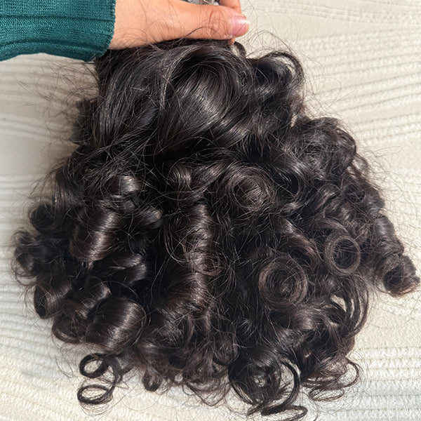 Cambodian Curly Weft Extensions